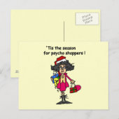 Seizoen voor Psycho Shoppers Briefkaart (Voorkant / Achterkant)