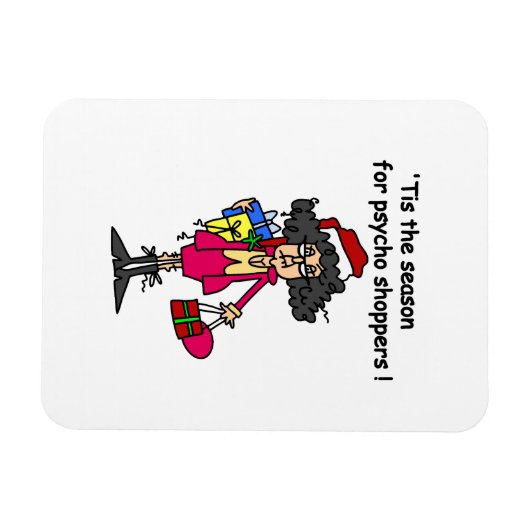 Seizoen voor Psycho Shoppers Magneet (Horizontaal)