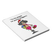 Seizoen voor Psycho Shoppers Notitieblok (Schuin)