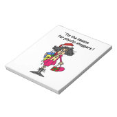 Seizoen voor Psycho Shoppers Notitieblok (Linkerzijde)