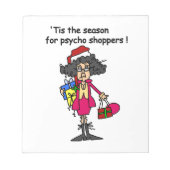 Seizoen voor Psycho Shoppers Notitieblok (Voorkant)