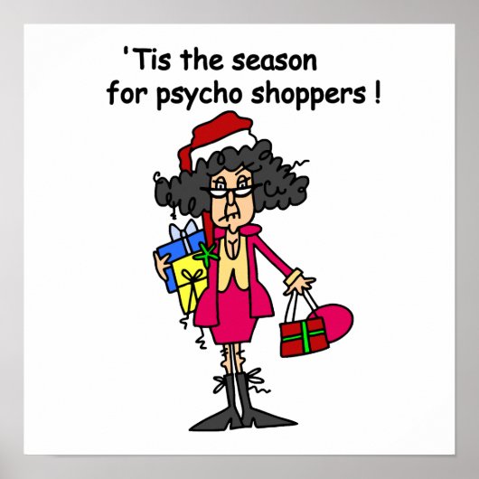 Seizoen voor Psycho Shoppers Poster (Voorkant)