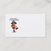 Seizoen voor Psycho Shoppers Visitekaartje (Achterkant)