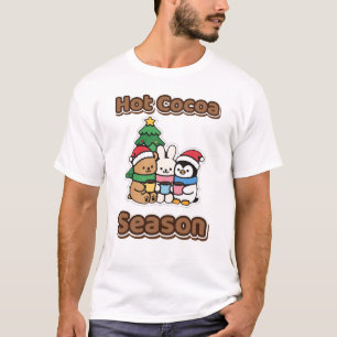 Seizoen warme chocolademelk Knuffel Christmas Beer T-shirt
