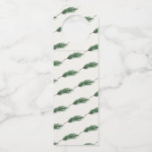 Seizoenbegroetings waterverf maakt moderne vakanti flessenhanger (Achterkant)