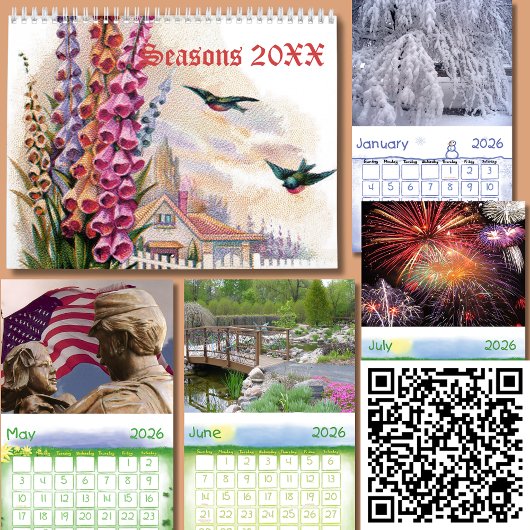 Seizoenen 20XX Kalender