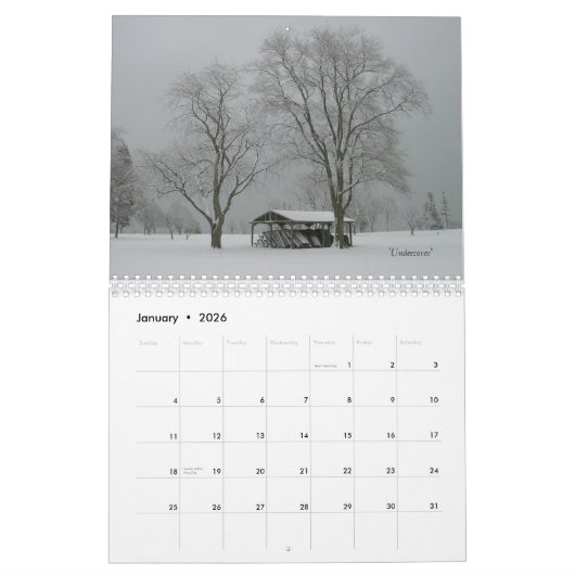 "Seizoenen" 4 Seizoenen van schoonheid Kalender (Jan 2026)