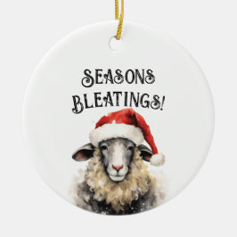 Seizoenen Bleatings Schaap Kerstmis ornament