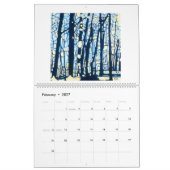 Seizoenen bomen in 2016 kalender (Feb 2027)