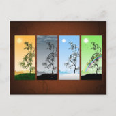 Seizoenen Briefkaart (Voorkant)