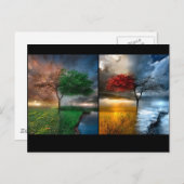 Seizoenen Briefkaart (Voorkant / Achterkant)