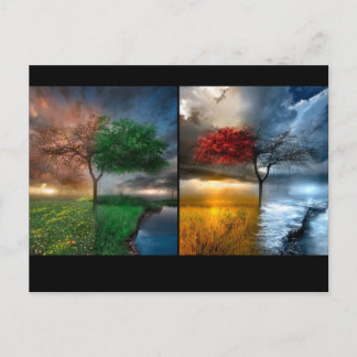 Seizoenen Briefkaart