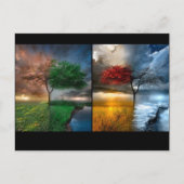 Seizoenen Briefkaart (Voorkant)