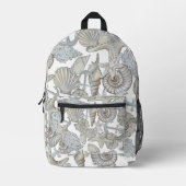 Seizoenen en scheepsankertouw bedrukte rugzak (Voorkant)