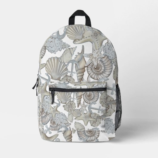 Seizoenen en scheepsankertouw bedrukte rugzak (Voorkant)