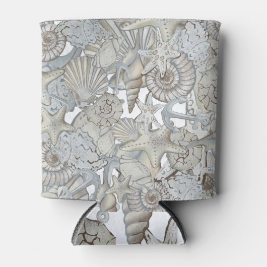 Seizoenen en scheepsankertouw blikjeskoeler (Voorkant)