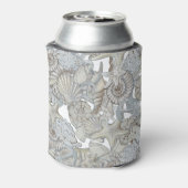 Seizoenen en scheepsankertouw blikjeskoeler (Blikje Achterkant)