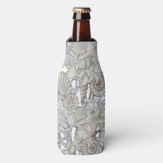 Seizoenen en scheepsankertouw flesjeskoeler (Fles Voorkant)
