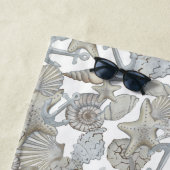 Seizoenen en scheepsankertouw strandlaken (In situ)