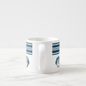 Seizoenen en strepen espresso kop (Achterkant)