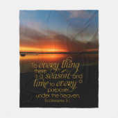 Seizoenen Fleece Deken (Voorkant)