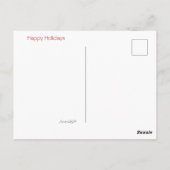 Seizoenen Gegroet Vakje Briefkaart (Achterkant)