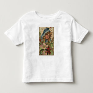 Seizoenen GegroetMeisje in een Hood Kinder Shirts