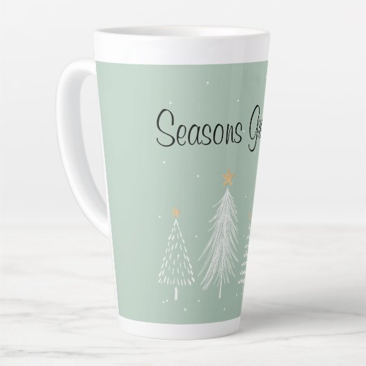 Seizoenen Greetings Latte Mok (Linkerhoek)