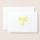 Seizoenen groeten chique moderne kalligrafie scrip folie kaarten (Met envelop)