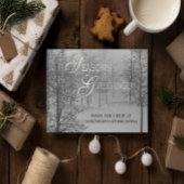 Seizoenen Groeten Corporate Sneeuwscène Business Feestdagen Kaart