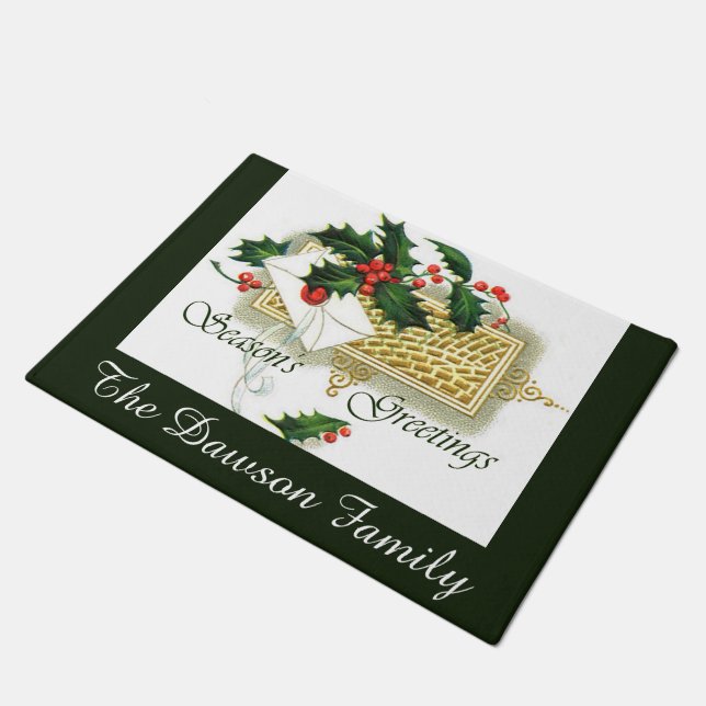  Seizoenen Groeten Gepersonaliseerd Deurmat (Schuin)