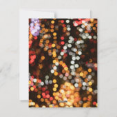 Seizoenen Groeten Goud, Rood, Sparkles Foto Feestdagenkaart (Achterkant)