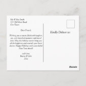 Seizoenen groeten Kerstmis Colorado Briefkaart (Achterkant)