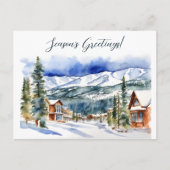 Seizoenen groeten Kerstmis Colorado Briefkaart (Voorkant)