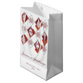 Seizoenen Groeten Kerstmis Scandinavische vakantie Klein Cadeauzakje (Voorkant Gekanteld)