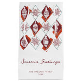 Seizoenen Groeten Kerstmis Scandinavische vakantie Klein Cadeauzakje (Voorkant)