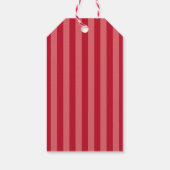 Seizoenen Groeten Kerstvakantie Rood Wit Cadeaulabel (Achterkant)