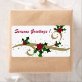 Seizoenen groeten! -Label Etiket (Insitu)