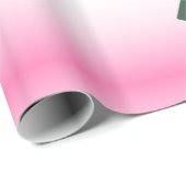 Seizoenen Groeten Levendig Groene Grens Holly/Tree Cadeaupapier (Rol Hoek)