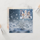 Seizoenen Groeten, Minimalistisch, Gepersonaliseer Kaart (Voorkant / Achterkant in situ)