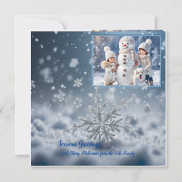 Seizoenen Groeten, Minimalistisch, Gepersonaliseer Kaart