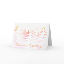 Seizoenen Groeten Sneeuw Beladen Bomen Witte Kerst