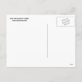 Seizoenen Groeten Snowman Briefkaart (Achterkant)