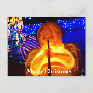 Seizoenen Groeten Vrolijk Kerst Engel Briefkaart