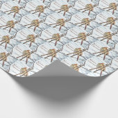 Seizoenen Groeten - Vrouw Kardinaal Cadeaupapier (Hoek)