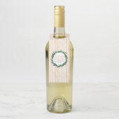 Seizoenen Groeten waterverf streep vakantie Flessenhanger (Op fles)