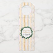 Seizoenen Groeten waterverf streep vakantie Flessenhanger (Voorkant)