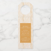 Seizoenen Groeten waterverf streep vakantie Flessenhanger (Achterkant)