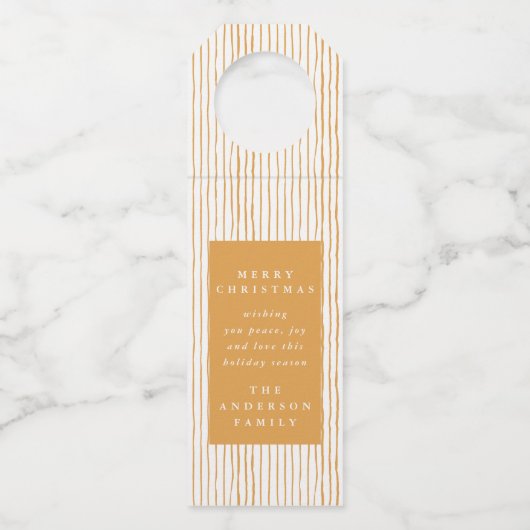 Seizoenen Groeten waterverf streep vakantie Flessenhanger (Achterkant)