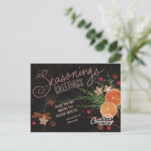 Seizoenen Groetings BedrijfsVakantie Briefkaarten (Staand voorkant)